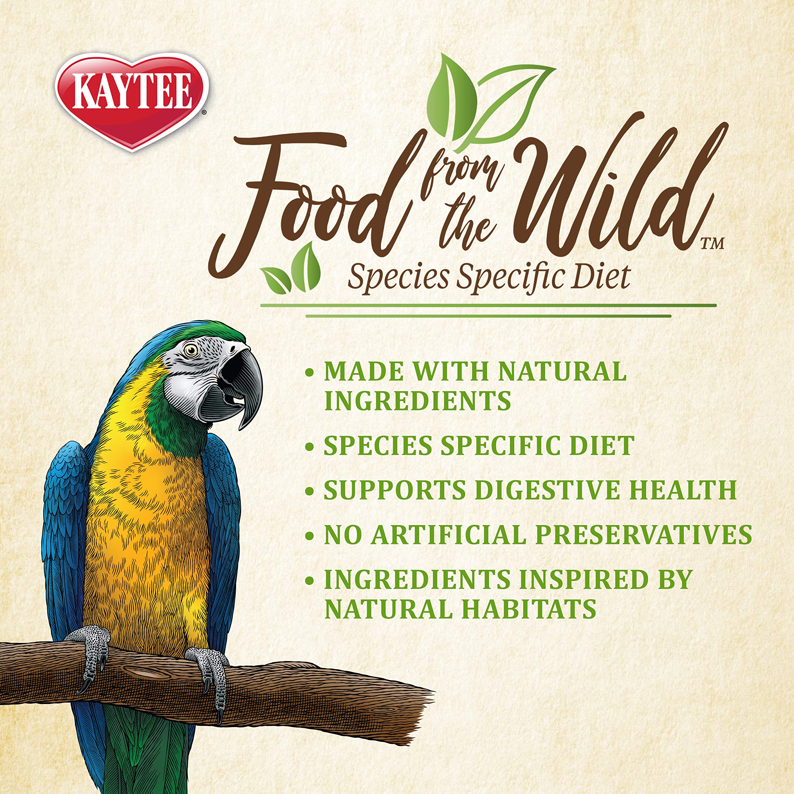Kaytee Macaw banana-chunks image emphasizing texture and bite