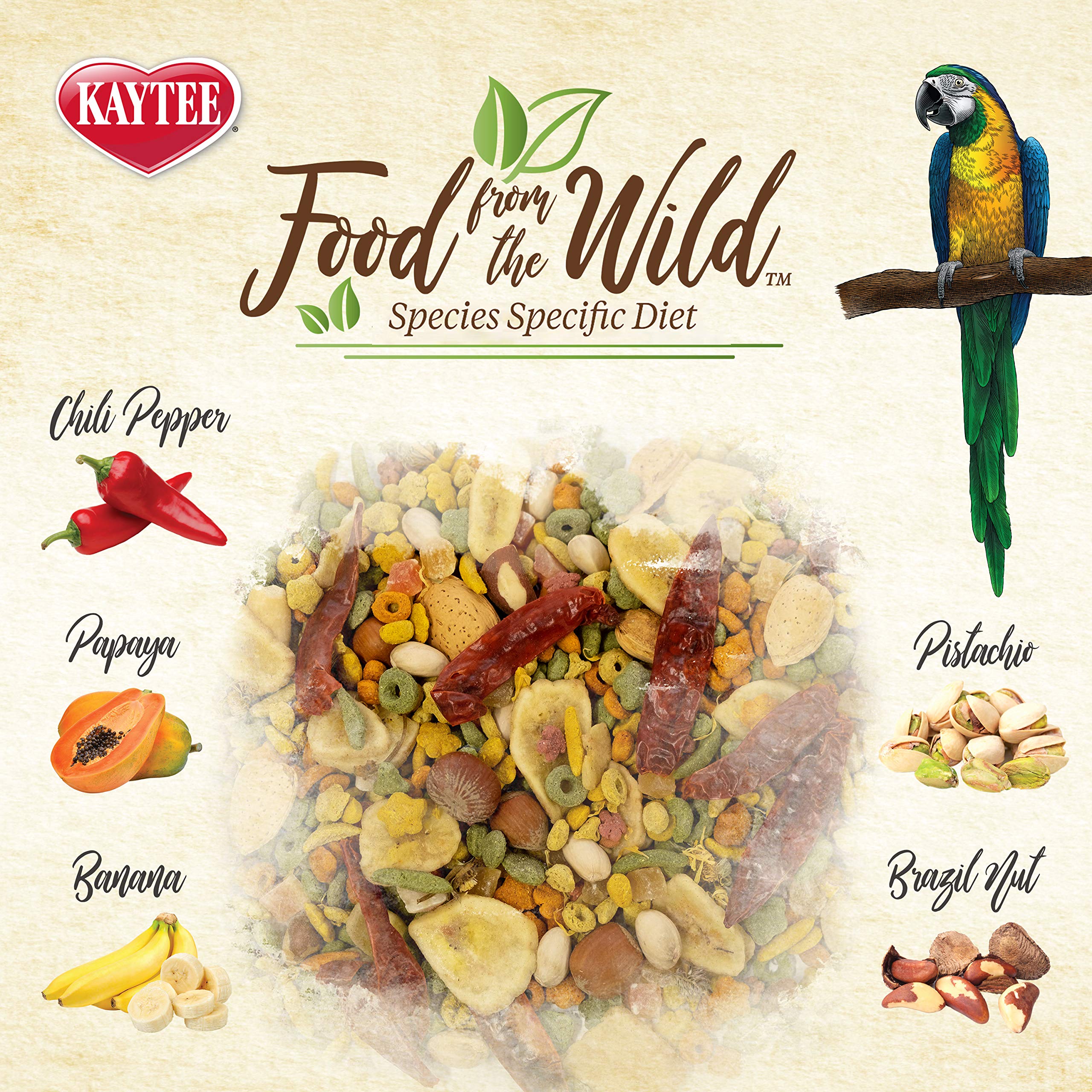 Kaytee Macaw brazil-nuts image illustrating nutrient-dense snack option