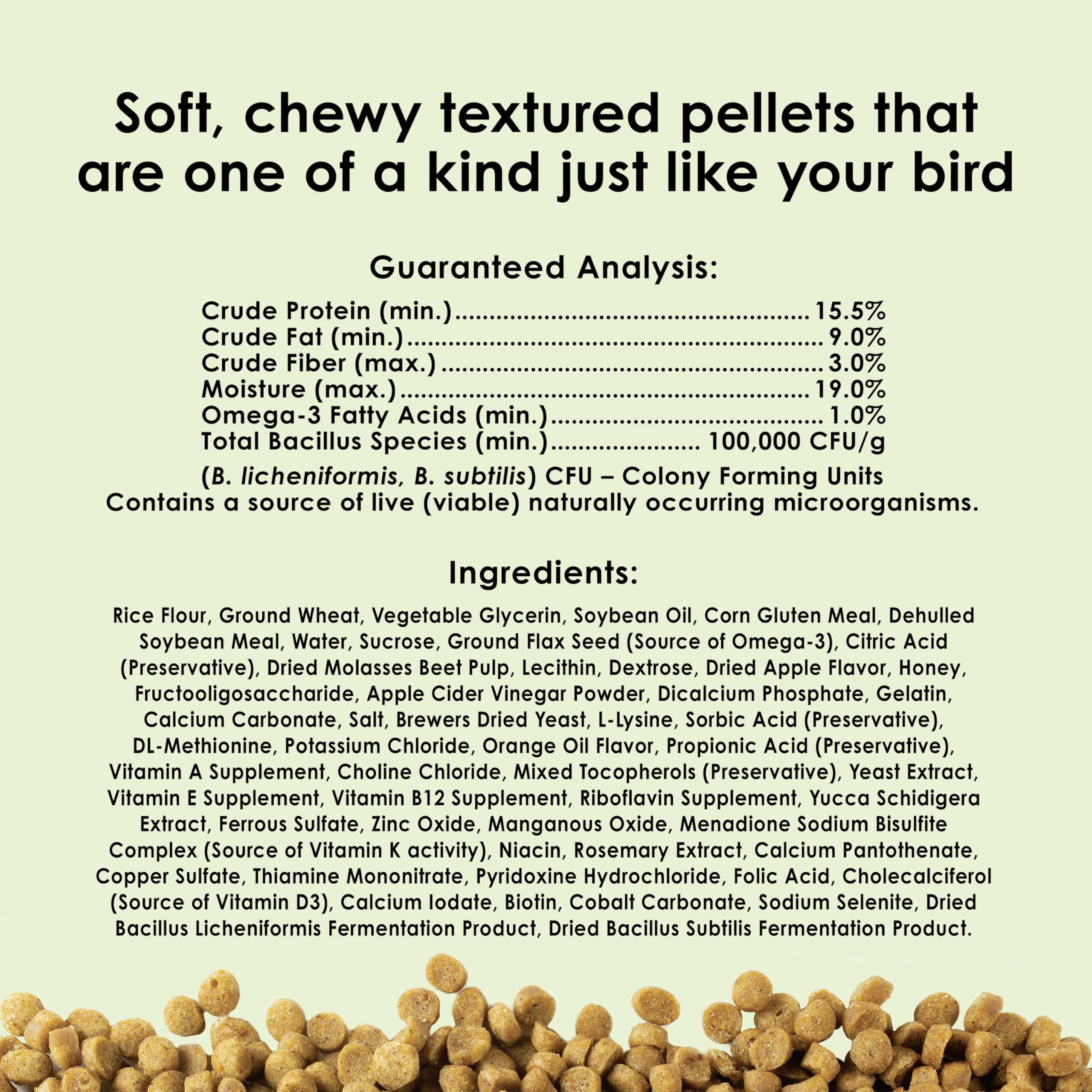 Kaytee Nutri Soft all-in-one nutrition logo signals balanced nutrition for feathers.