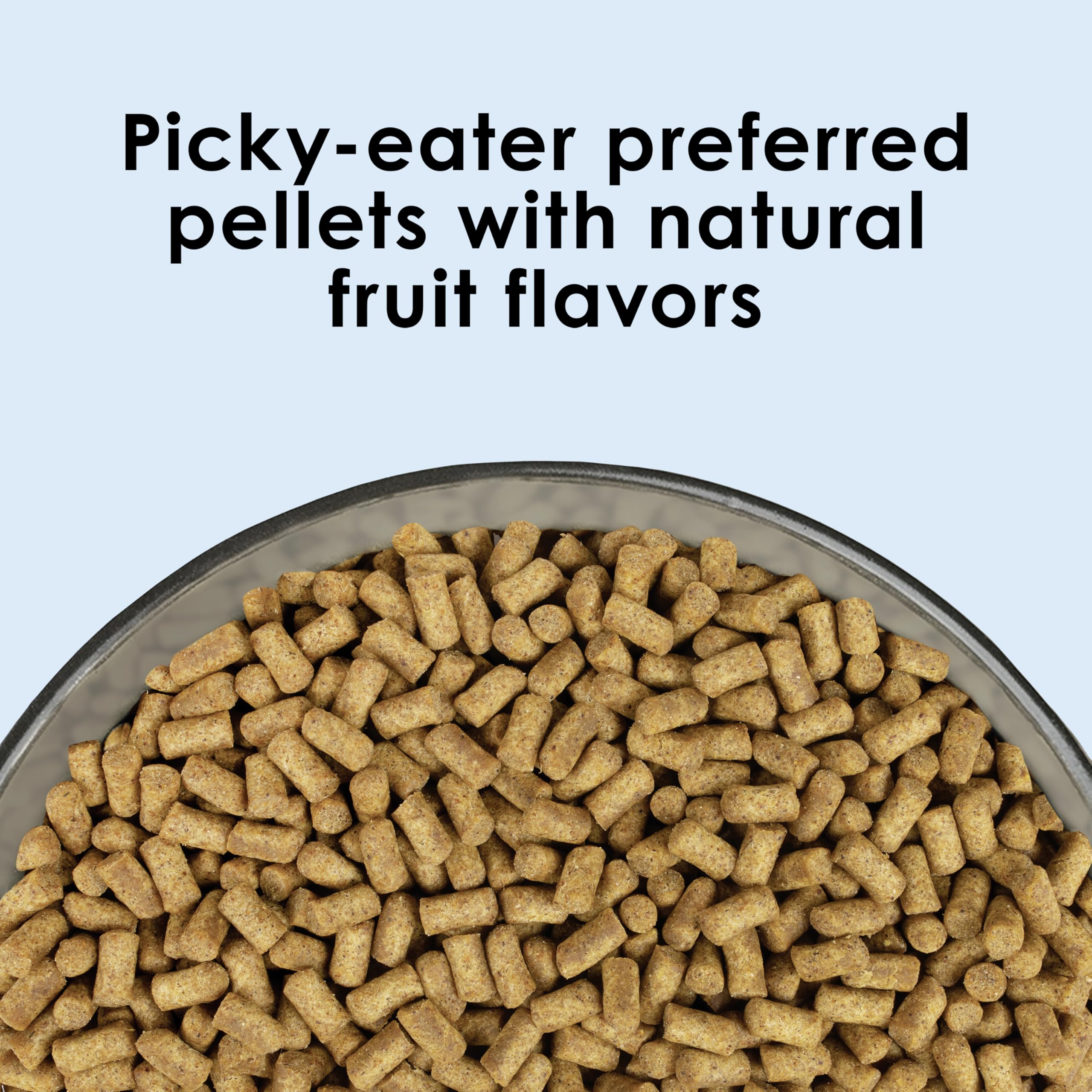 Kaytee Nutri Soft fruit-flavored pellets appealing aroma for macaws and cockatoos.