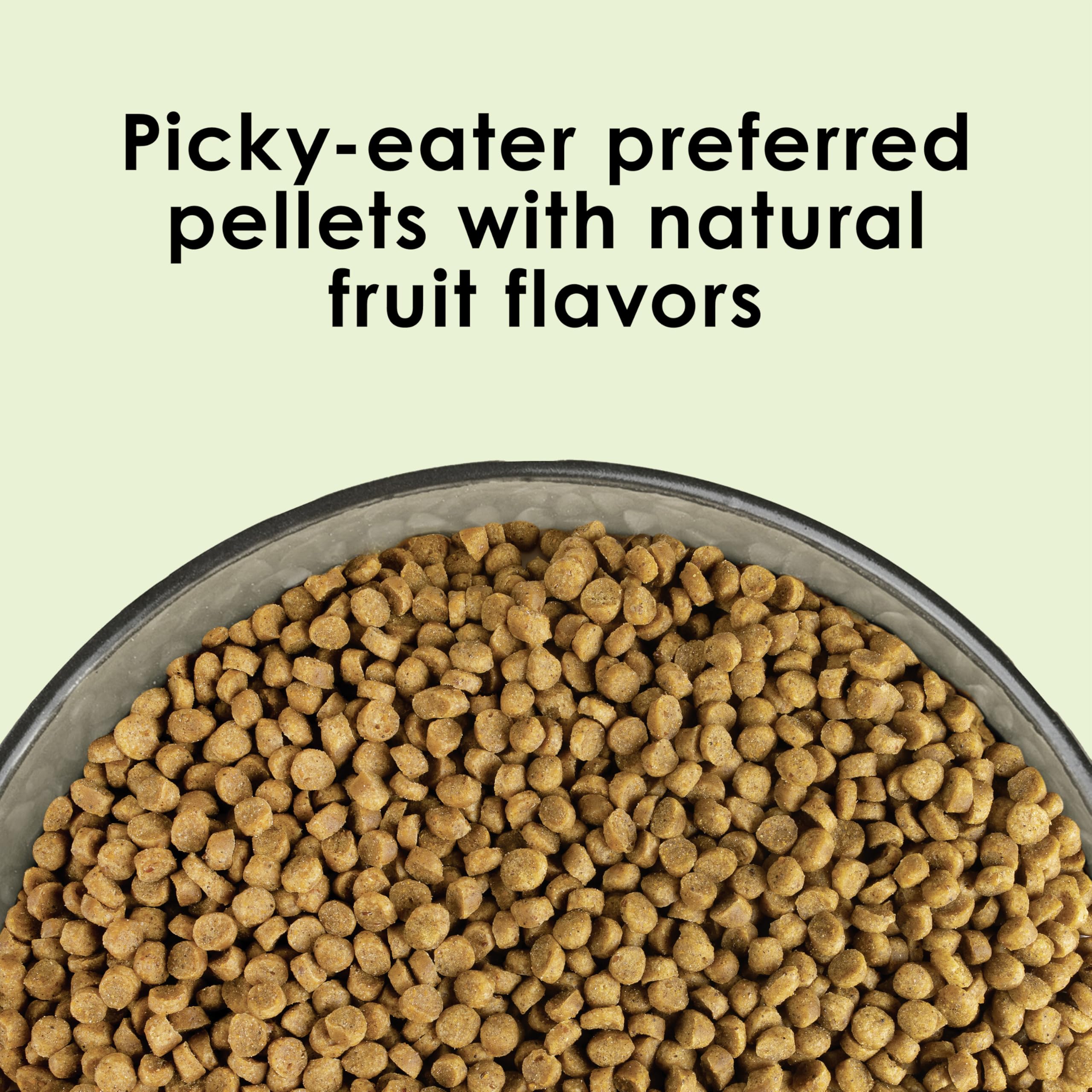 Kaytee Nutri Soft pellets with natural fruit flavors.