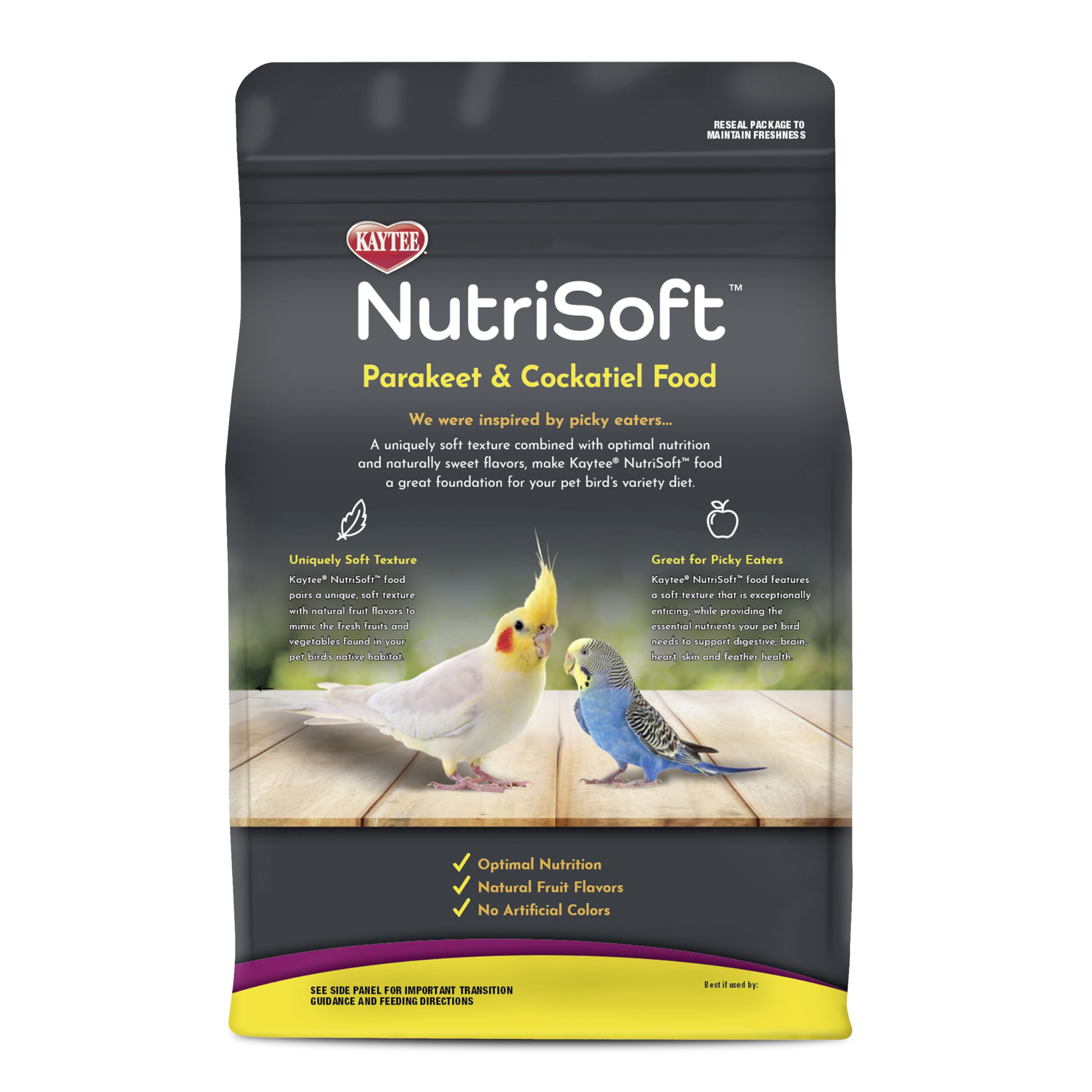 Kaytee NutriSoft 2 lb packaging ready for daily feeding routines.