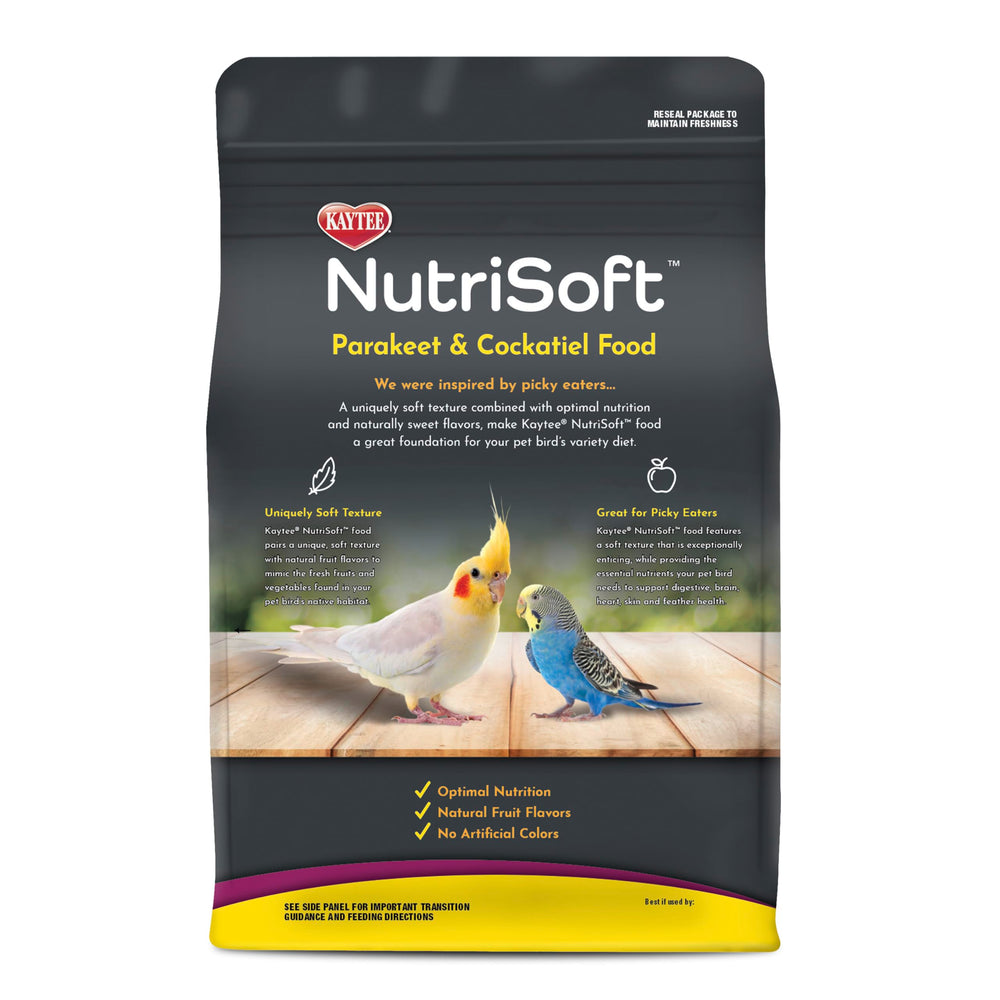 Kaytee NutriSoft 2 lb packaging ready for daily feeding routines.