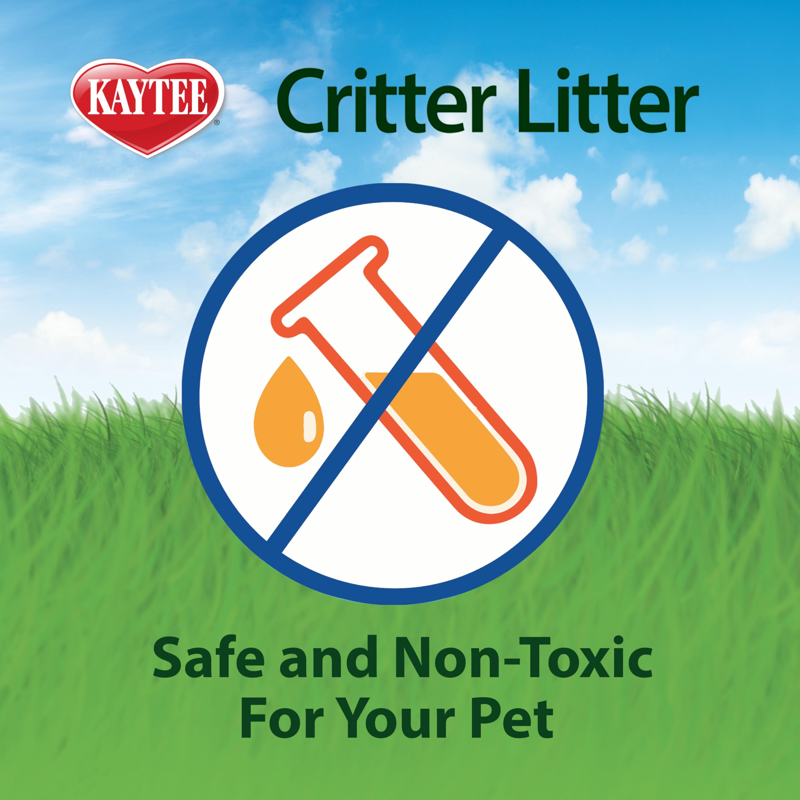 Kaytee Potty Training Litter inside a cage supports easier cleaning.