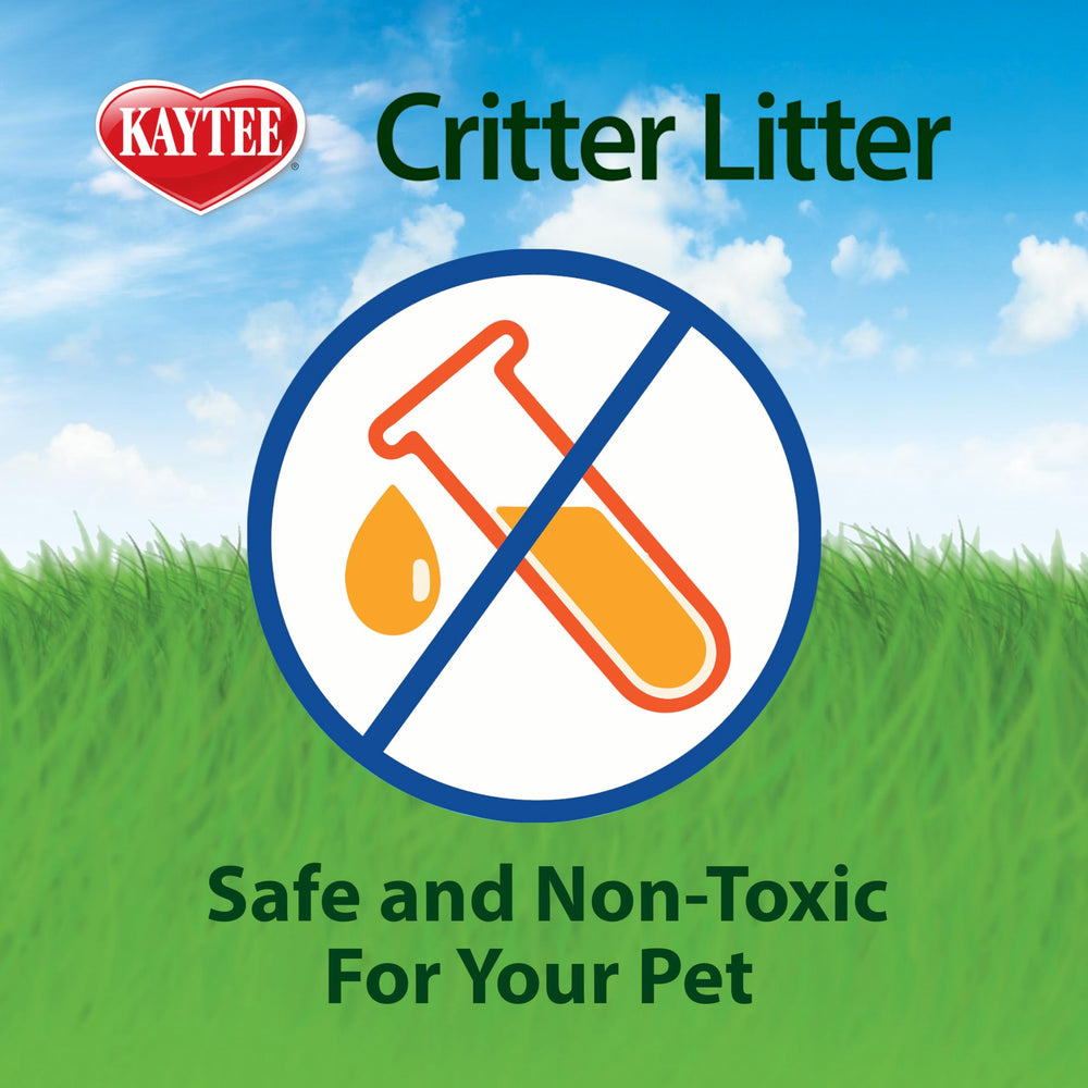 Kaytee Potty Training Litter inside a cage supports easier cleaning.
