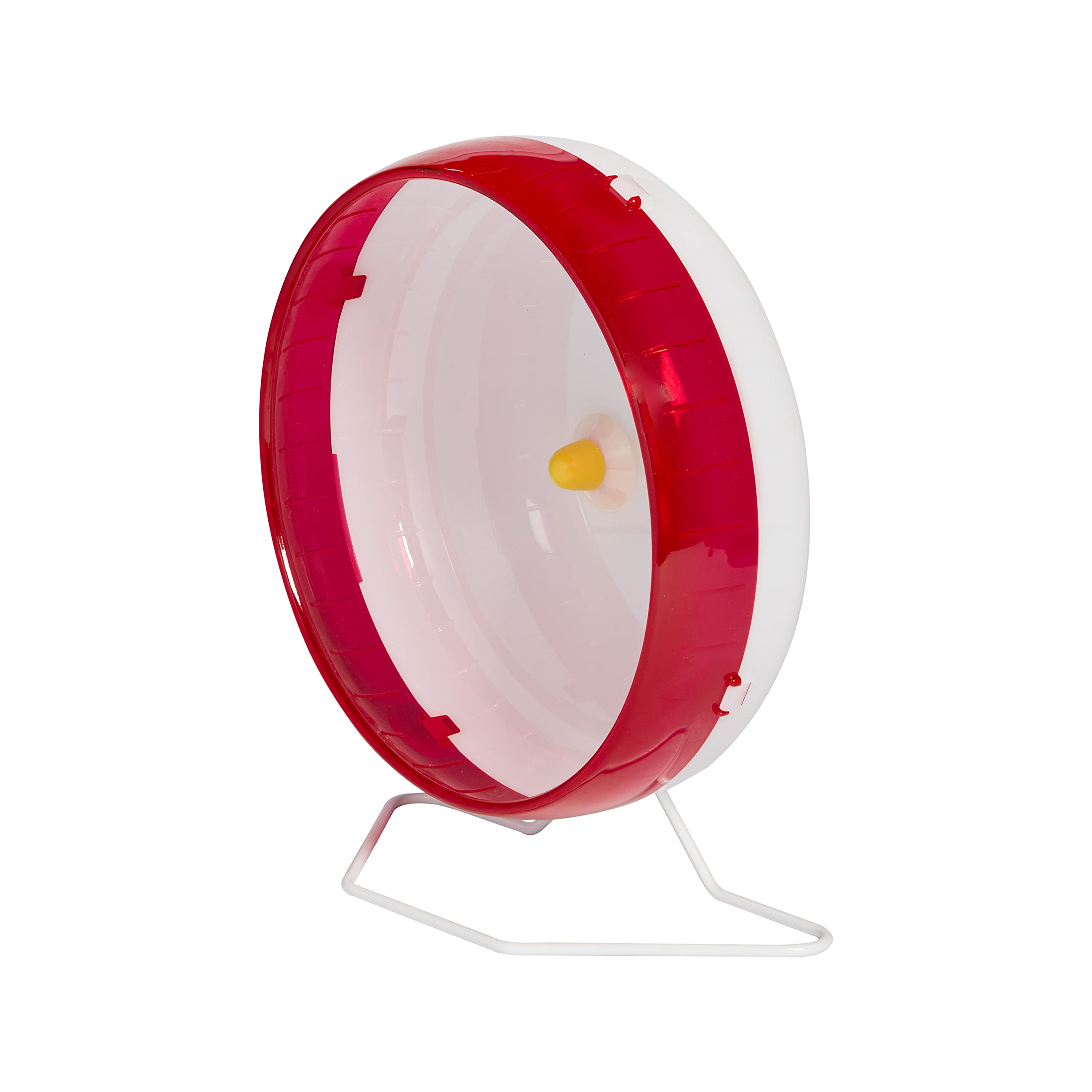 Kaytee Silent Spinner Wheel durable plastic running surface stays safe and easy to clean.