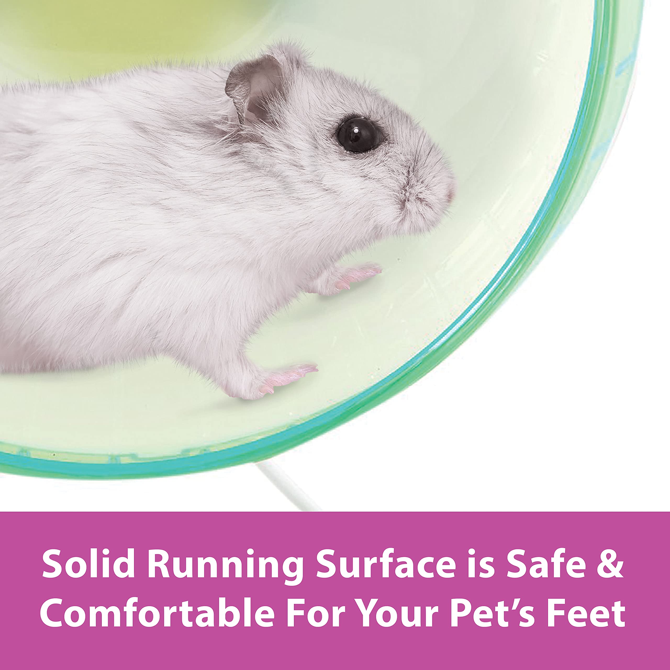 Kaytee Silent Spinner Wheel sugar-glider-use suits small exotic pets.