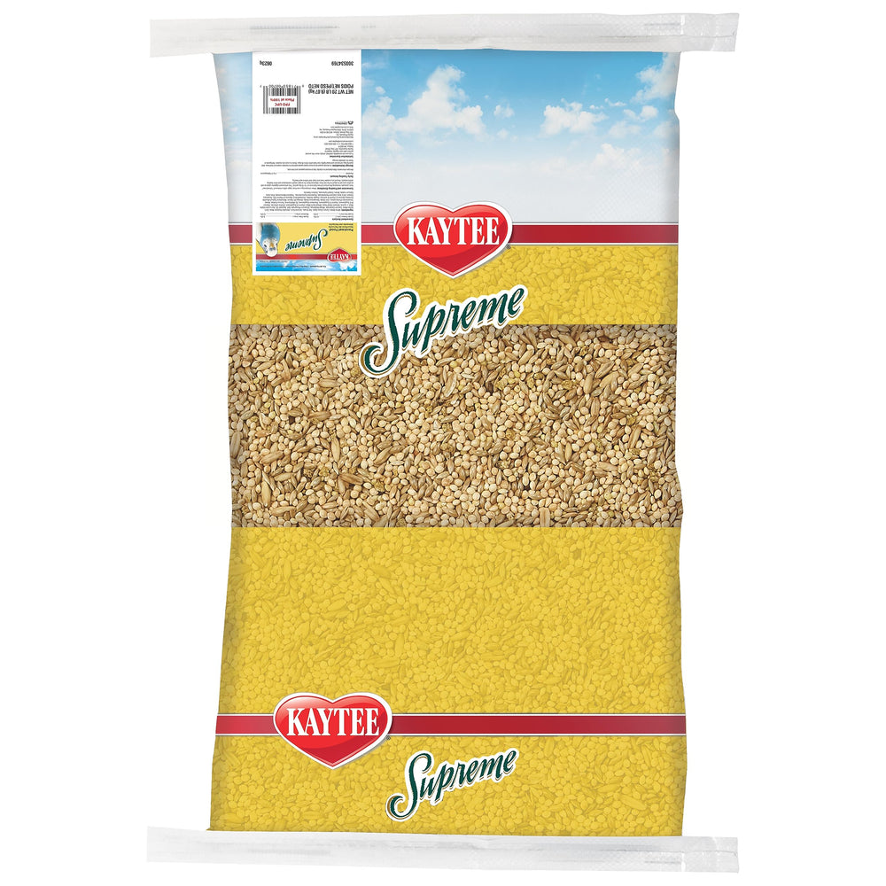 Kaytee Supreme Parakeet Food supports foraging and daily enrichment