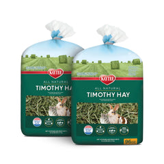 Kaytee Timothy Hay shows long fiber strands to support small pet digestion.
