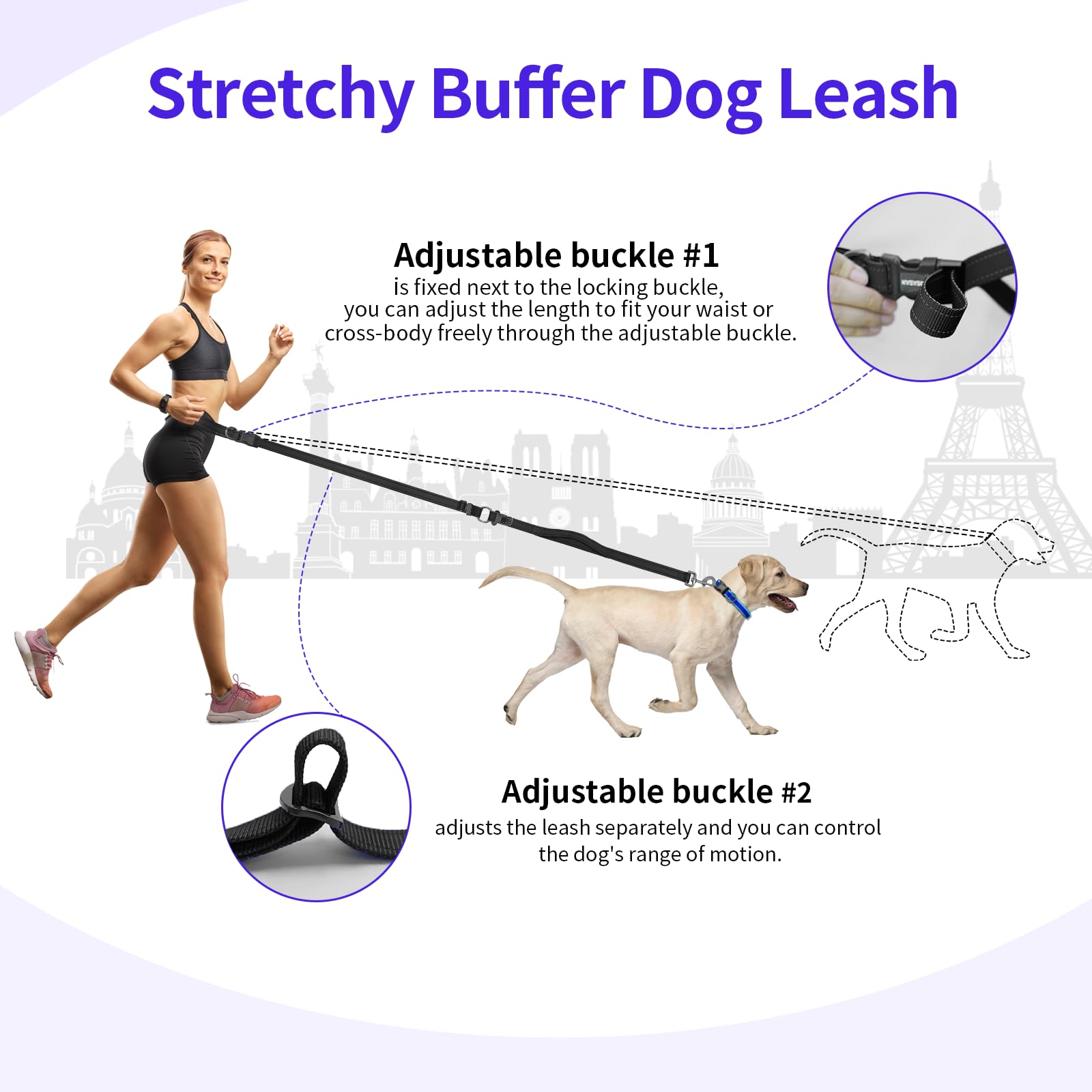 Kazazoo adjustable length from 5.5 to 8.5 feet for versatility.