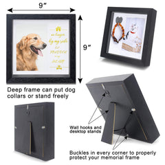 KCRasan 9x9 frame shows dog and cat memories together