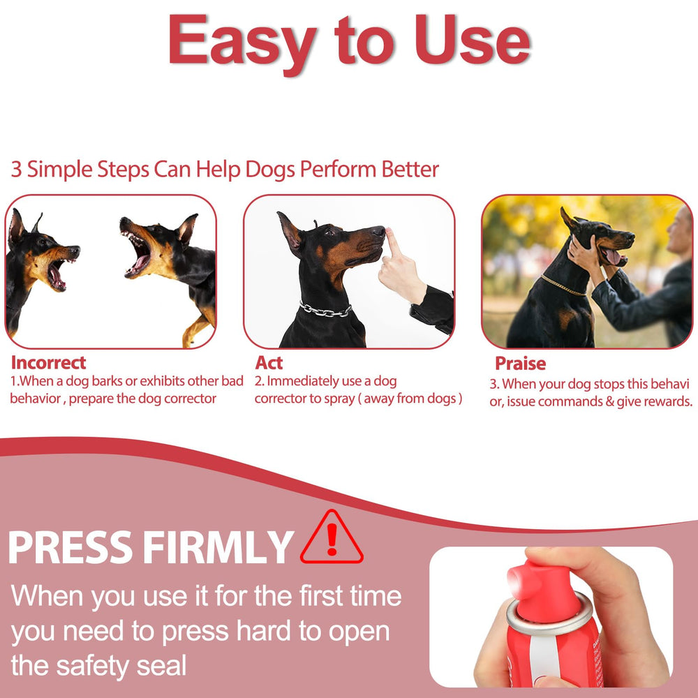 KDSZJDV Corrector Spray used for indoor dog training sessions.