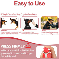 KDSZJDV Corrector Spray used for indoor dog training sessions.
