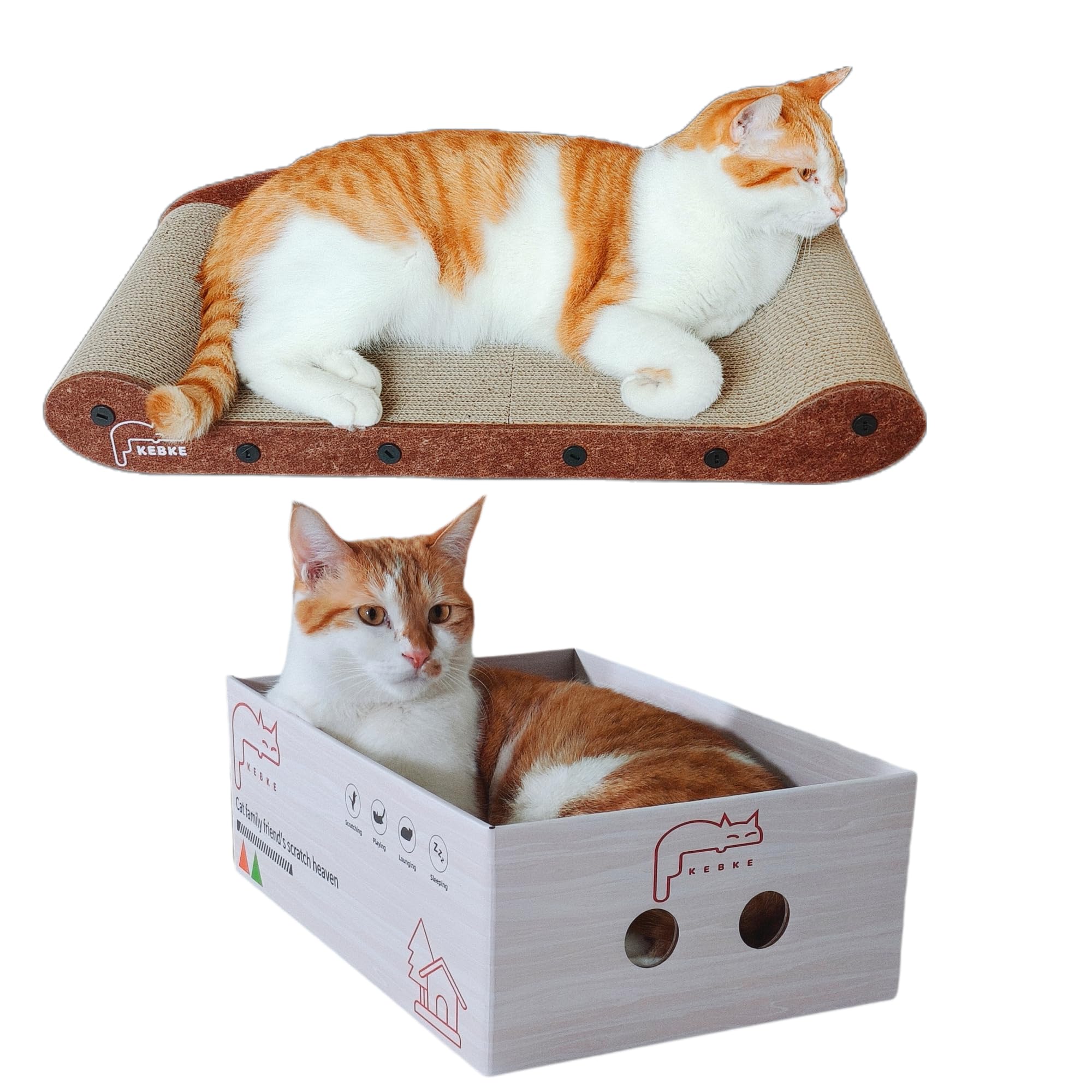 KEBKE stylish indoor cat furniture reduces furniture damage.