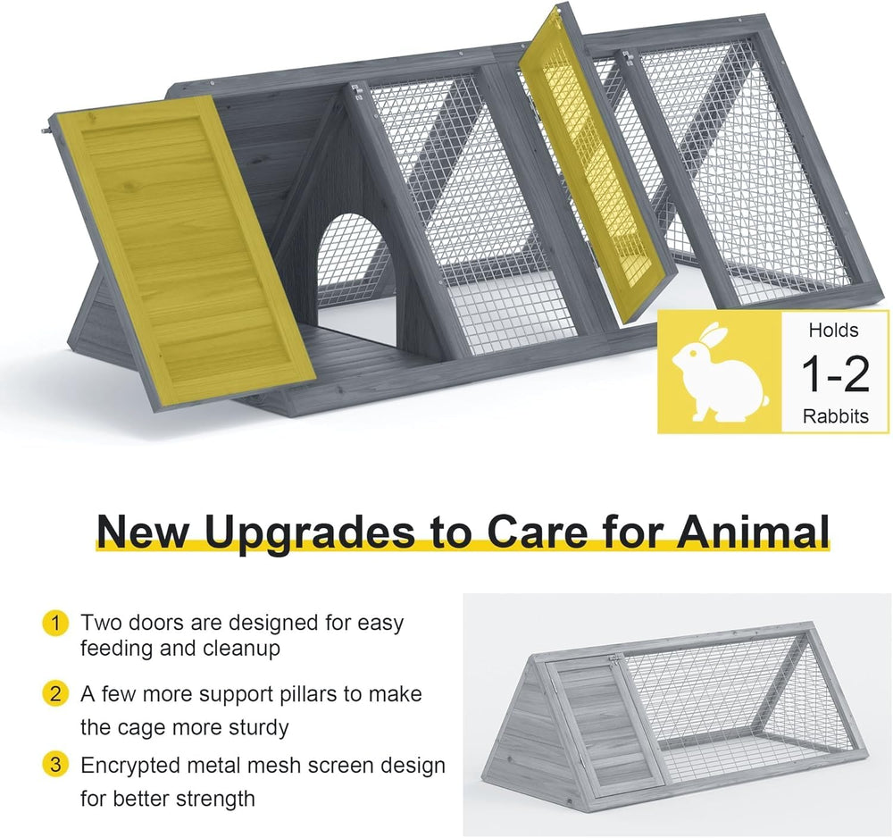 Kecreque easy-clean design with latch helps tidy the outdoor space