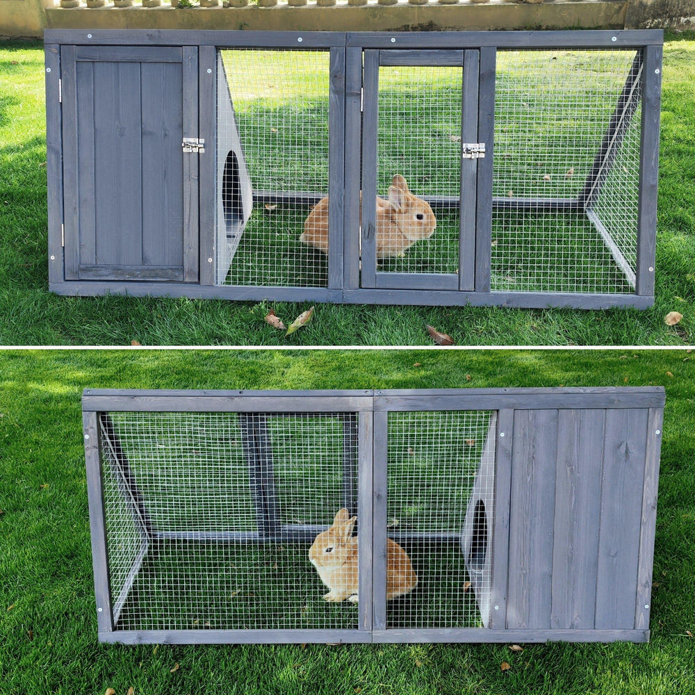 Kecreque garden-friendly coop provides ventilation and sunbathing area for tiny animals