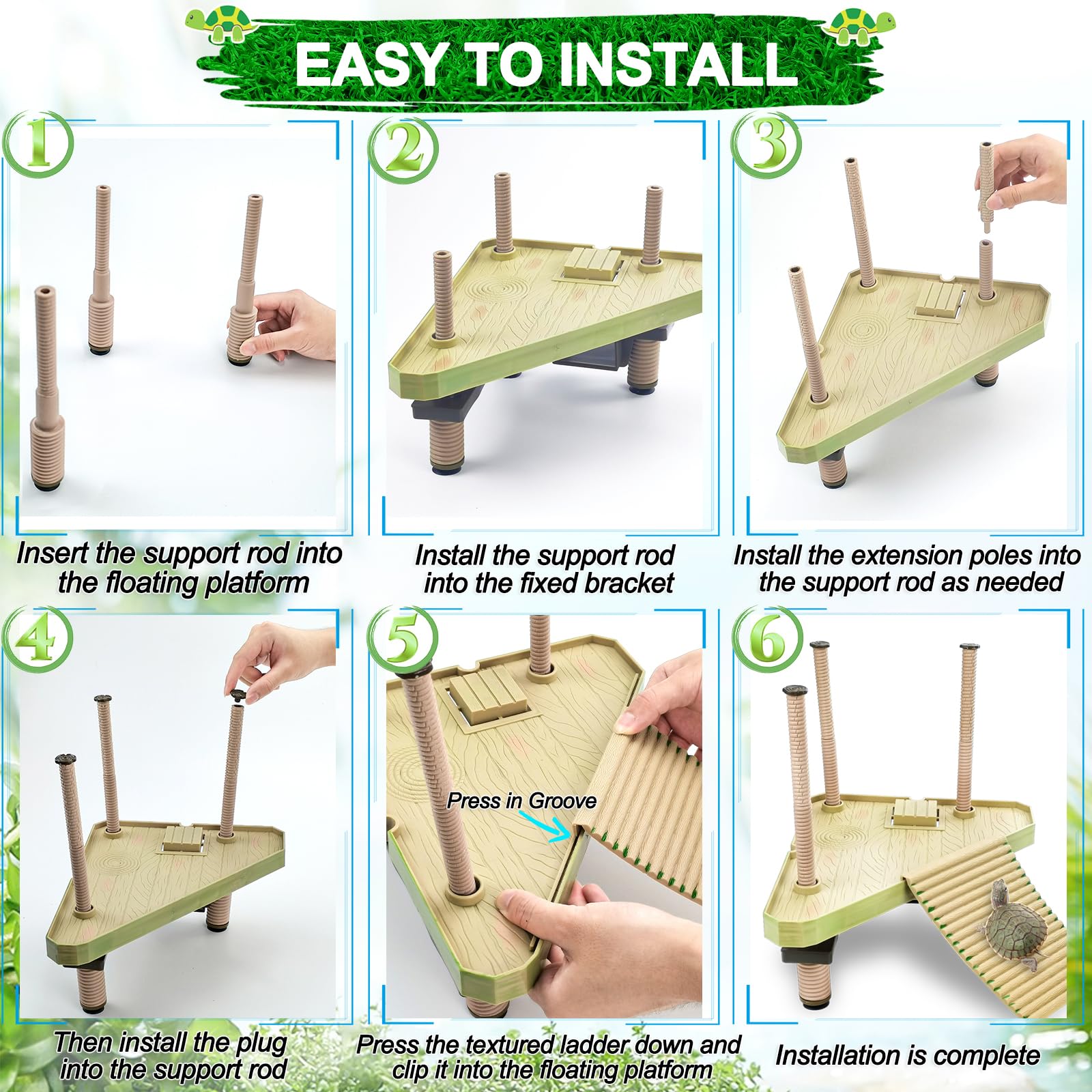 Keedolla engineering plastic material is durable and non-toxic for safe reptile use.