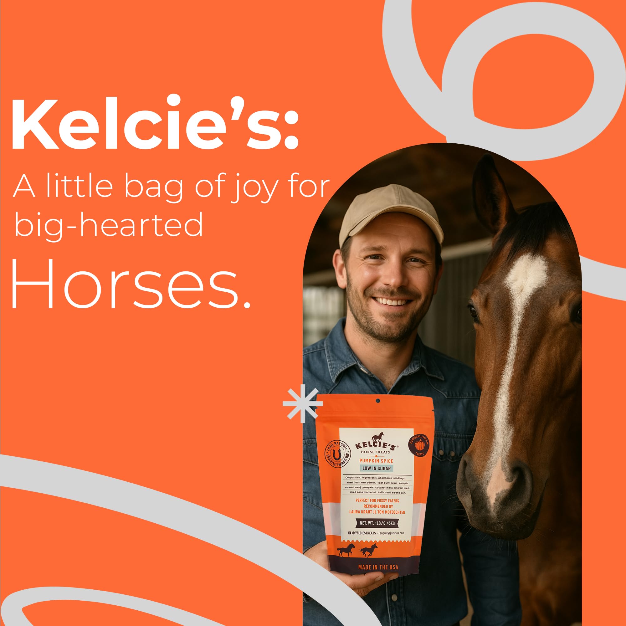 Kelcies Pumpkin Spice Treats with real fruit pieces enhance aroma for training