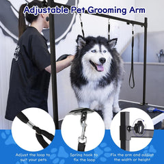 KELIXU height-adjustable arm reaches up to 32 inches for versatile setups