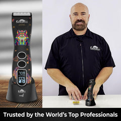 Kenchii Flash 5 Wolf Edition cordless use for unrestricted grooming