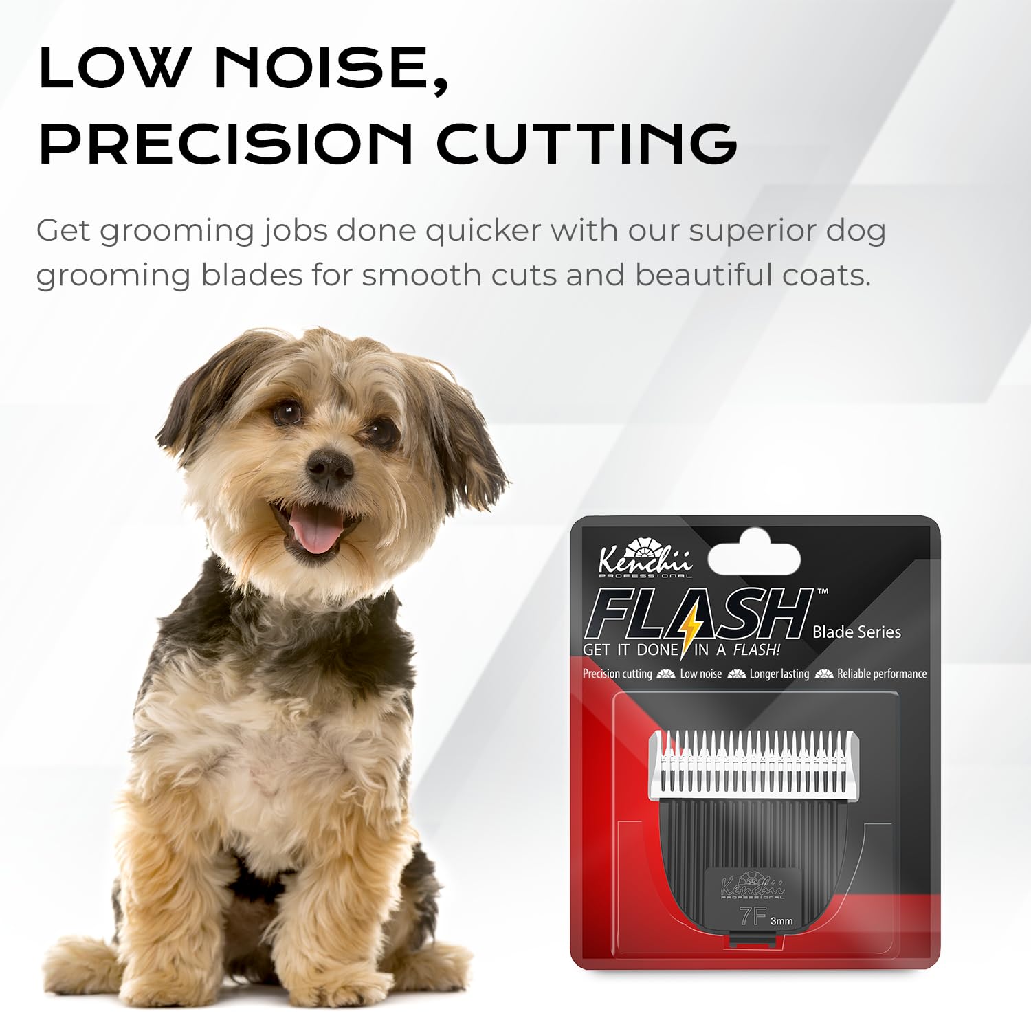 Kenchii Flash blade stainless steel design supports durable, clean cuts