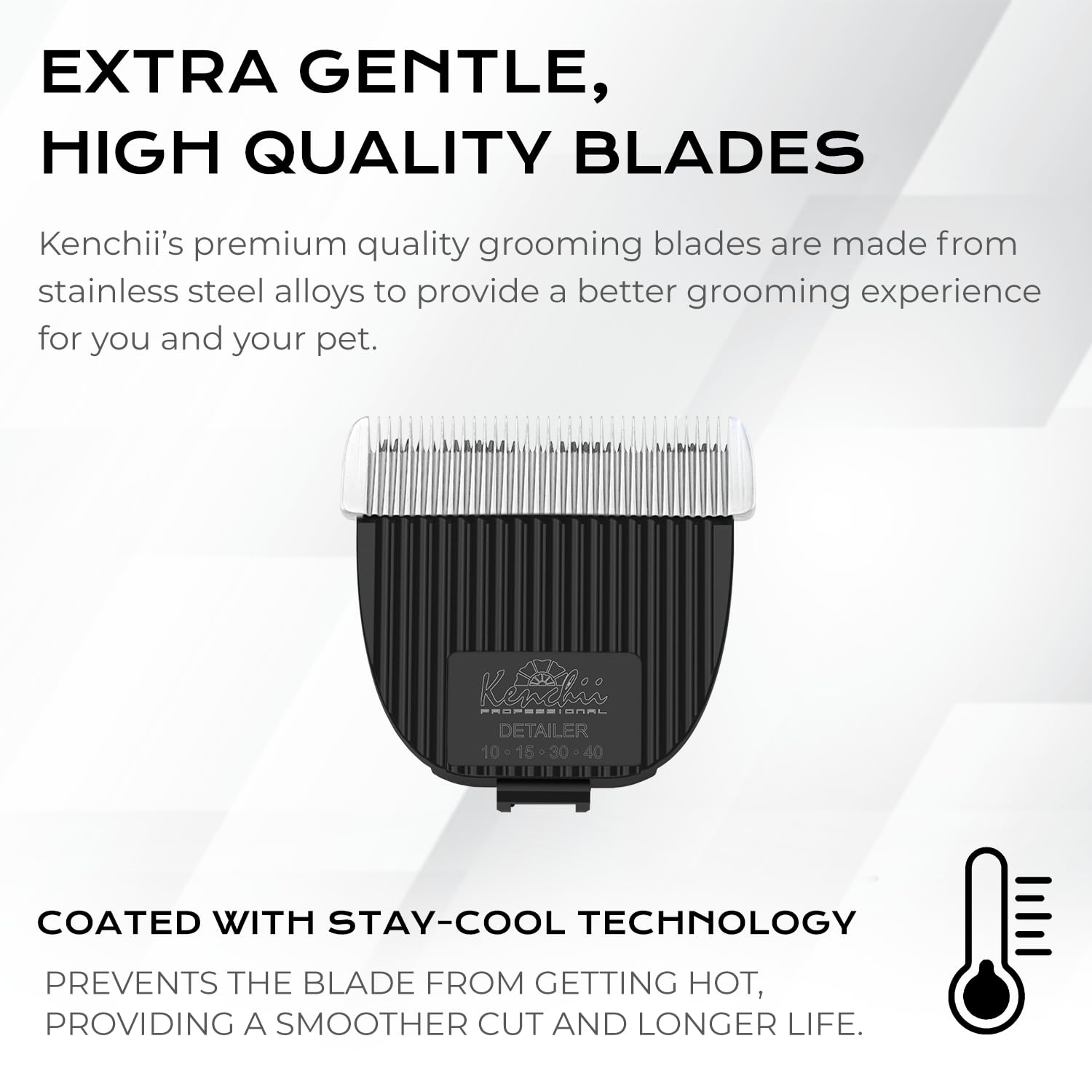 Kenchii Flash Clipper Blade compatibility guide shows fit with Flash Clippers