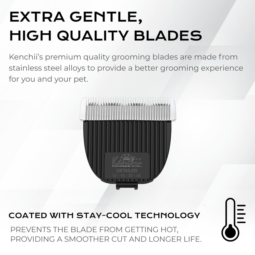 Kenchii Flash Clipper Blade compatibility guide shows fit with Flash Clippers