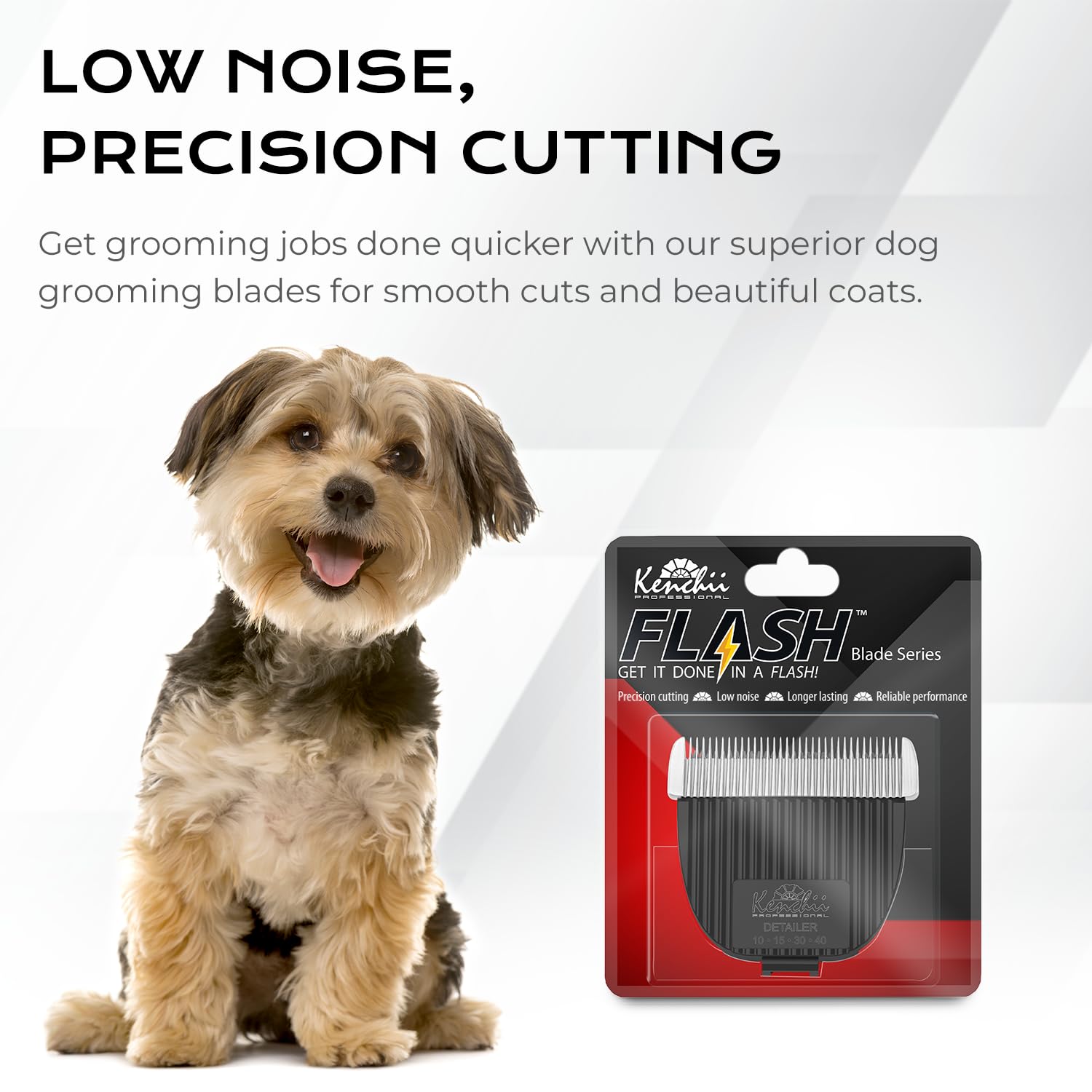 Kenchii Flash Clipper Blade six detachable blades enables versatile length options