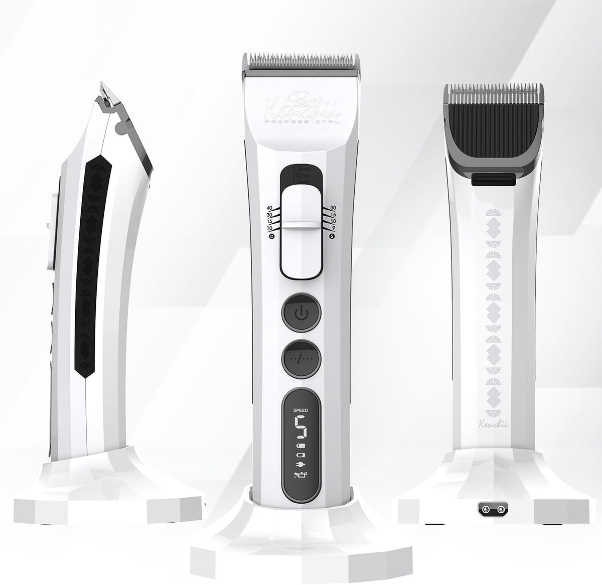 Kenchii Flash dog clippers show long-lasting battery for extended grooming sessions.