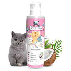 Kenchii professional cat grooming spray bottle for detangling and conditioning fur.