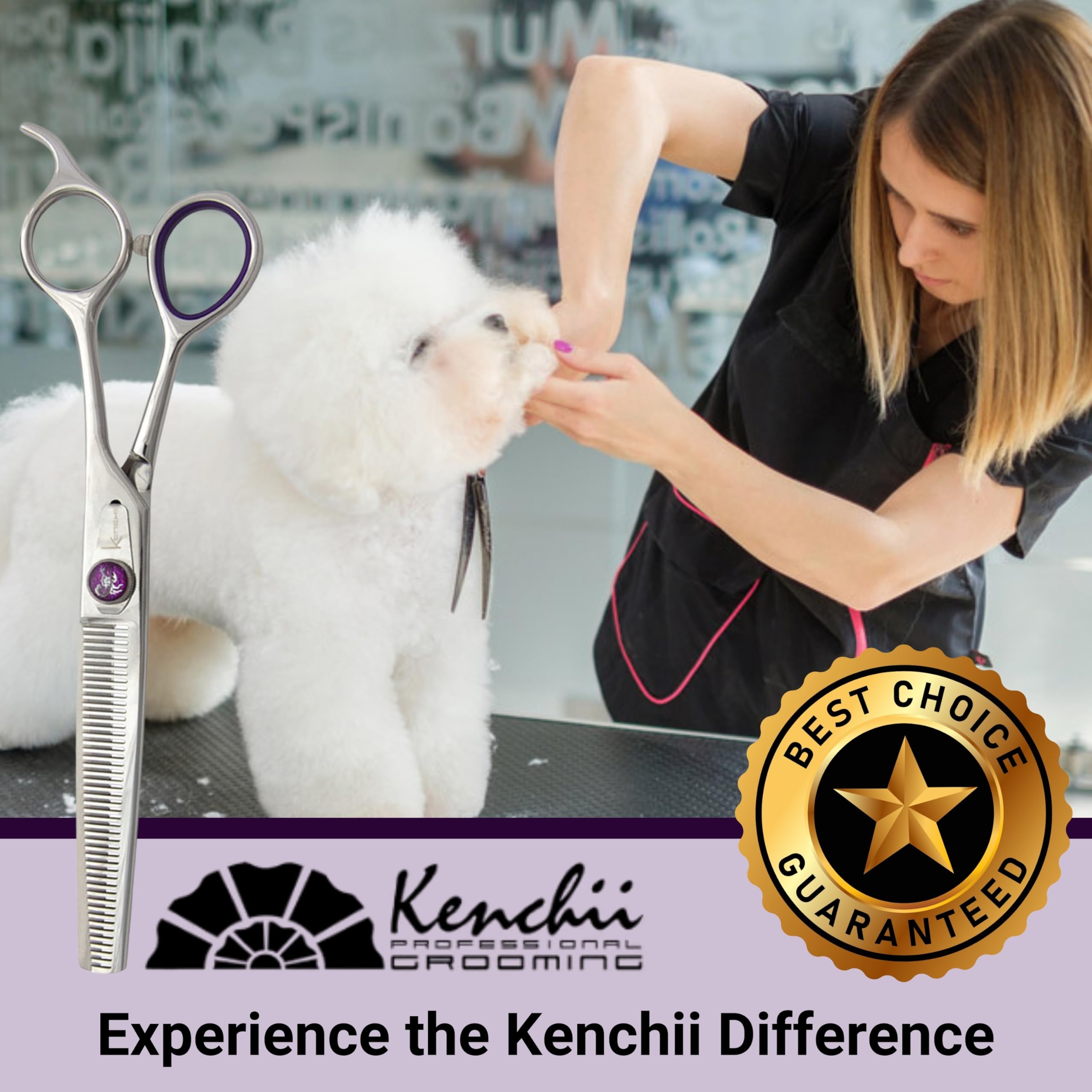 Kenchii Scorpion professional grooming setup ready for daily use.
