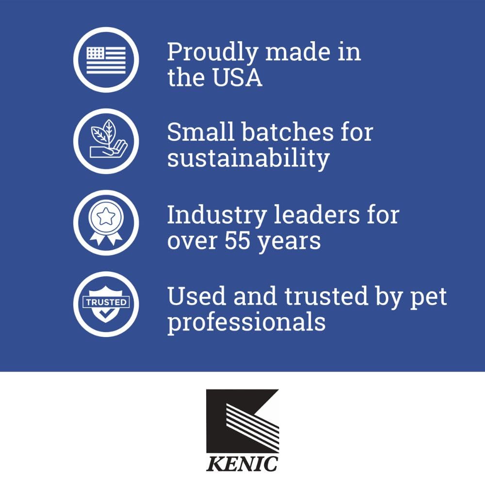 Kenic emu oil anti-itch shampoo USA badge brand trust.
