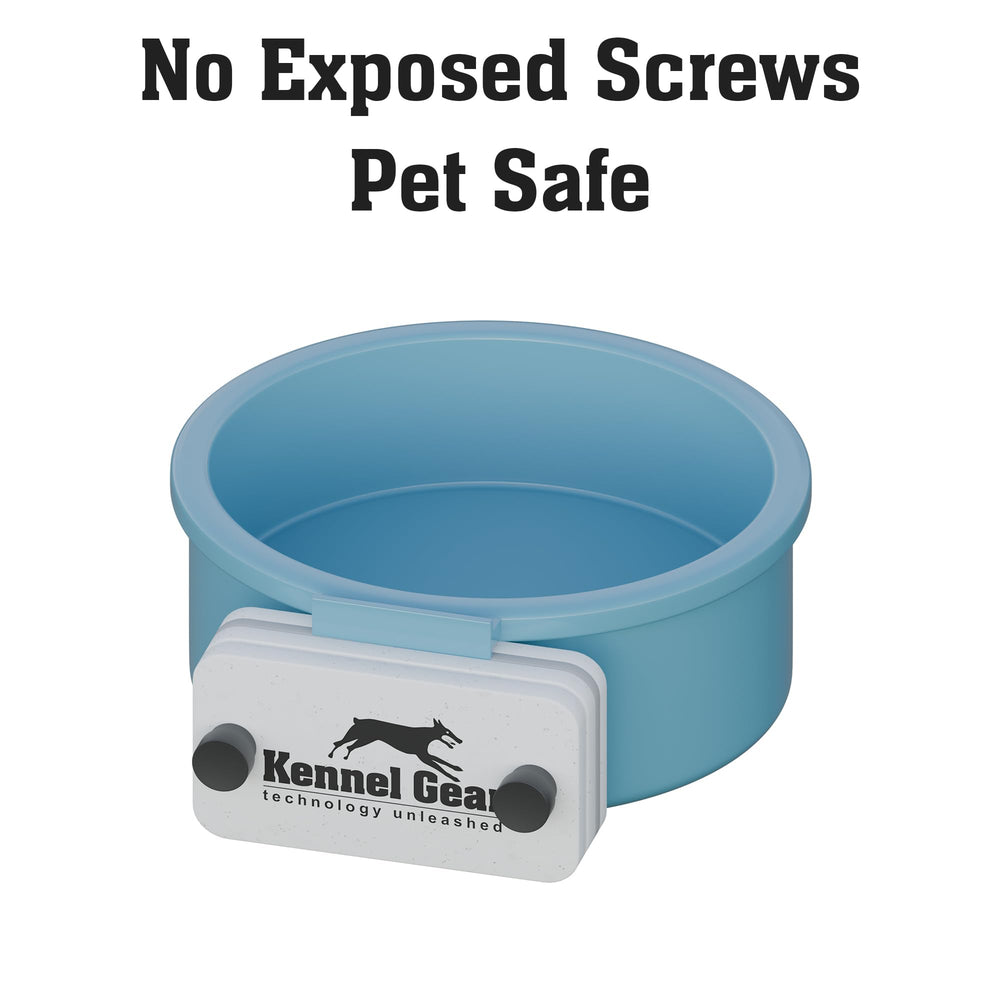 Kennel-Gear dishwasher-safe material ensures quick cleanup after meals