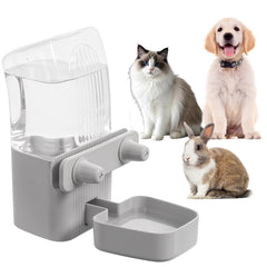 Kenond 50 oz rabbit water dispenser attached to cage for steady hydration