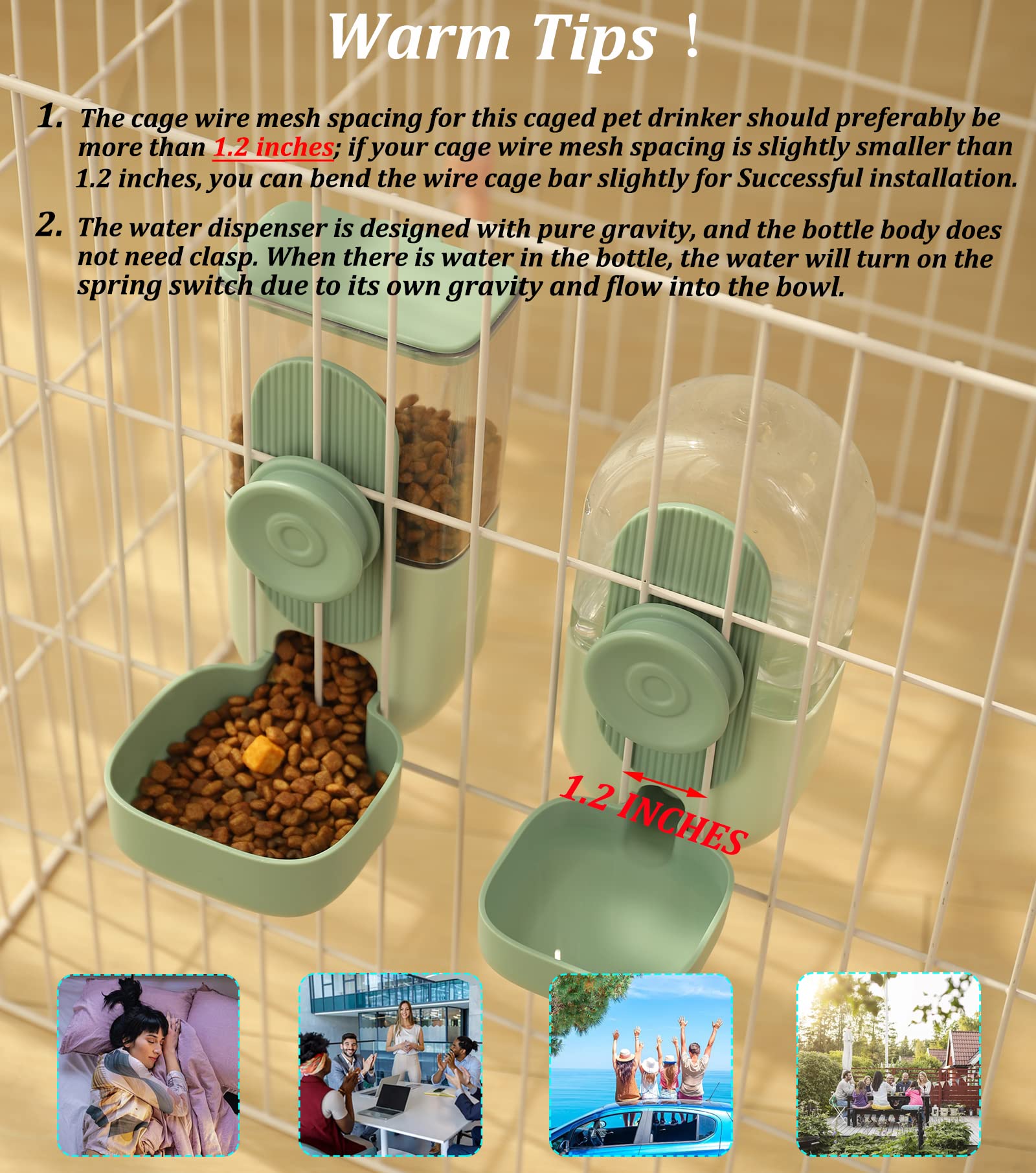 Kenond easy-clean removable bottle enables quick washing and maintenance