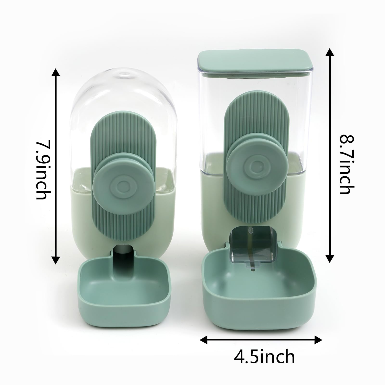 Kenond hanging feeder side view shows dual-function design for easy care