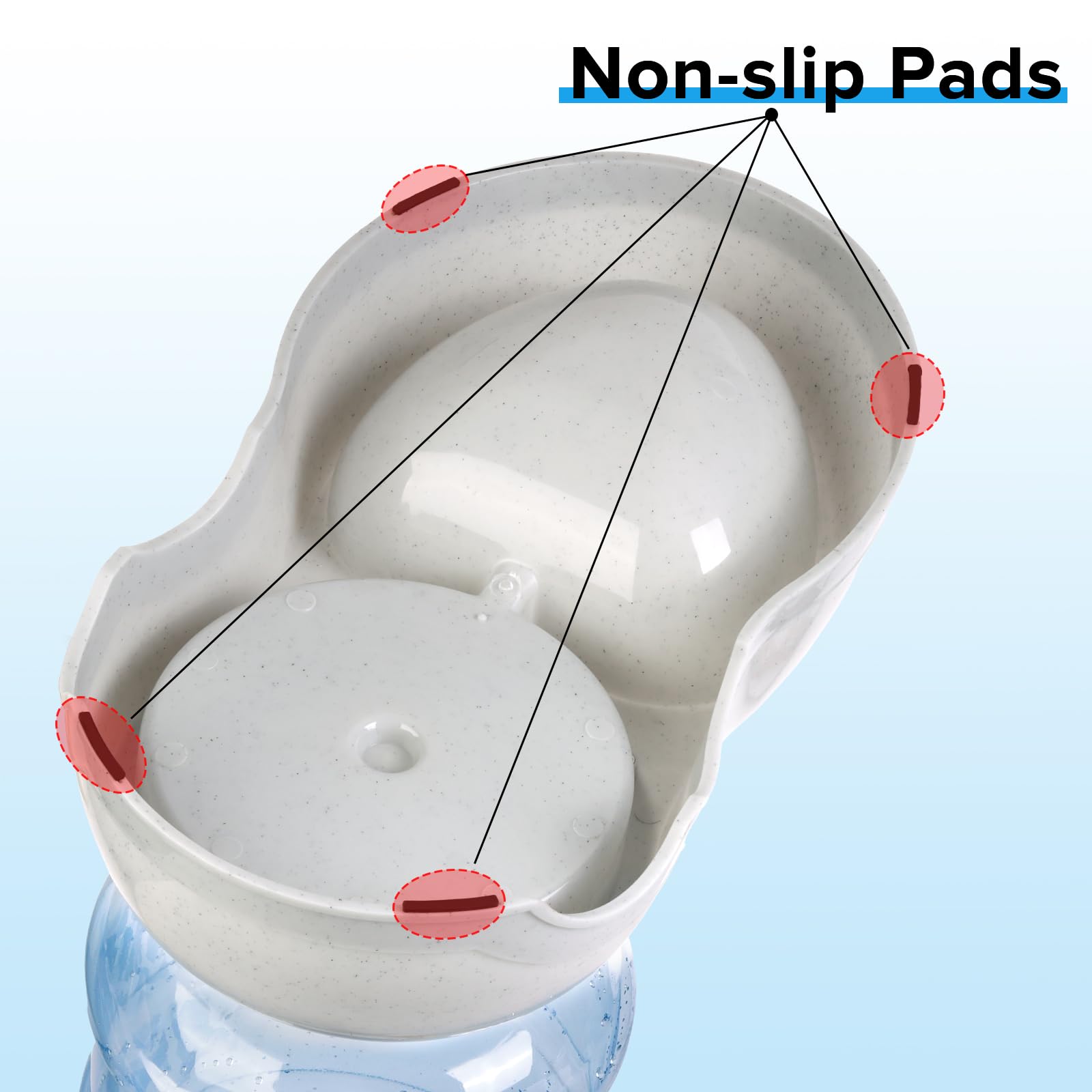 Kenond travel-friendly dispenser ideal for long trips with pets.