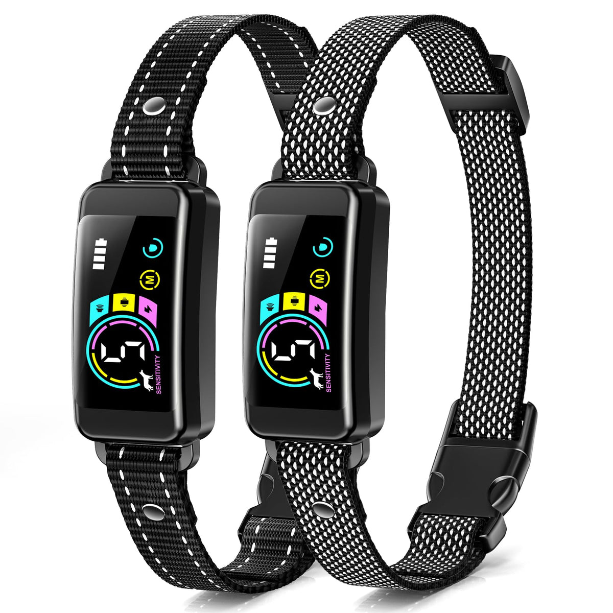 Keoge Bark Collar with adjustable strap fits dogs of all sizes for comfortable training