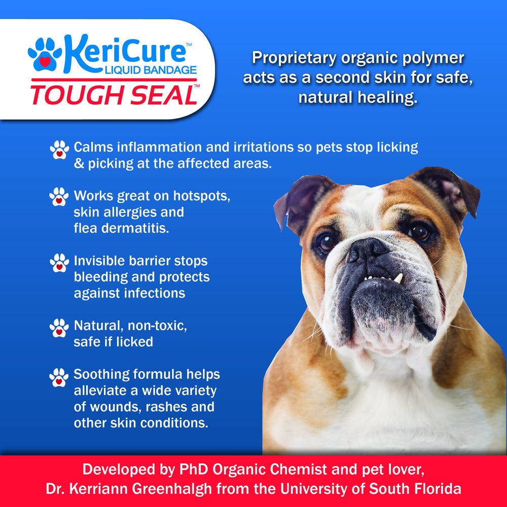 2oz KeriCure Tough Seal bottle ideal for home first aid.