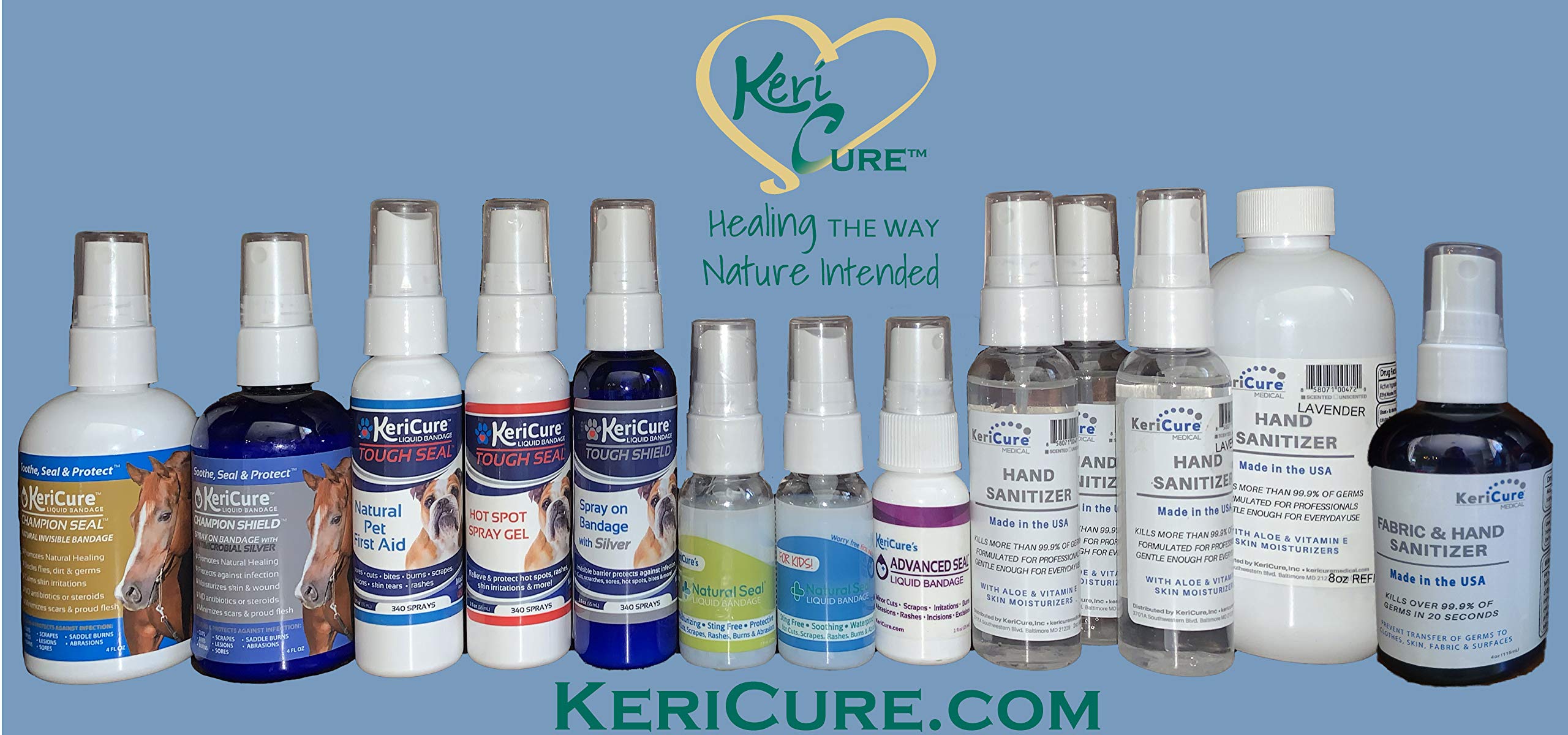 Close-up of the clear dried barrier protecting skin after application.