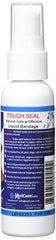 KeriCure Tough Seal nozzle in action on a cat scratch.