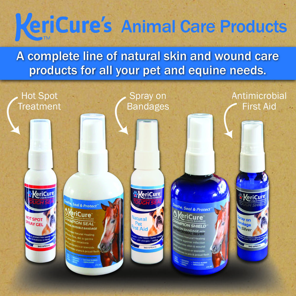 KeriCure Tough Shield is safe if licked by curious pets.