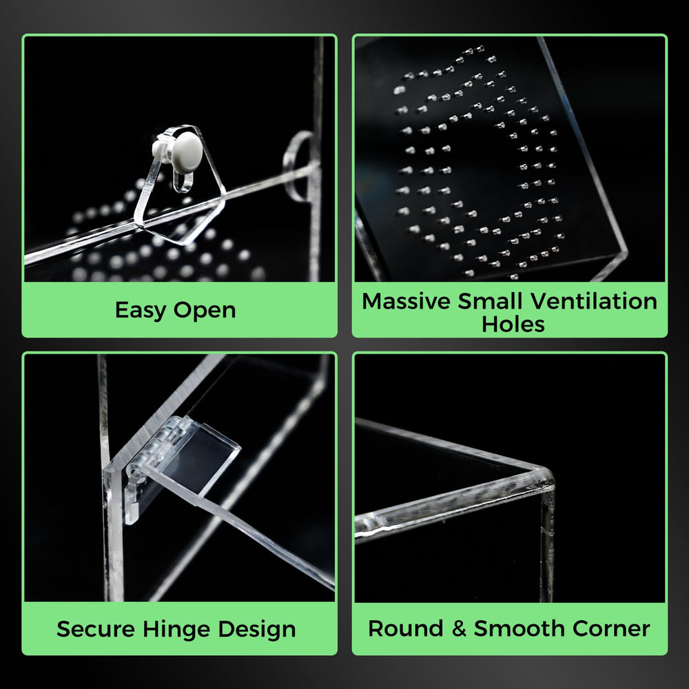 KERRLOTTE ventilation mesh ensures airflow while preventing tiny escapees.