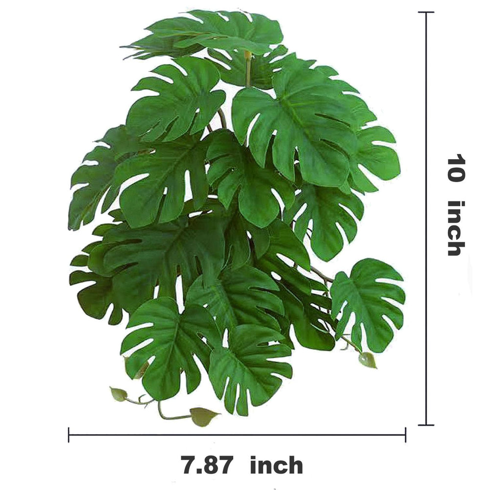 KERUIDENG Reptile Plants with suction cups secure installation for terrariums.