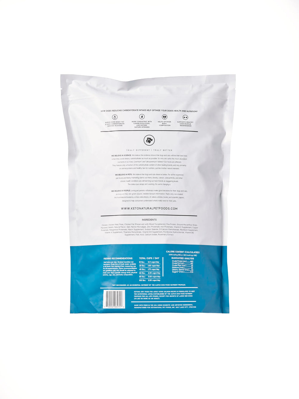 Ketona Chicken Recipe high-protein kibble closeup communicates protein density for active dogs.