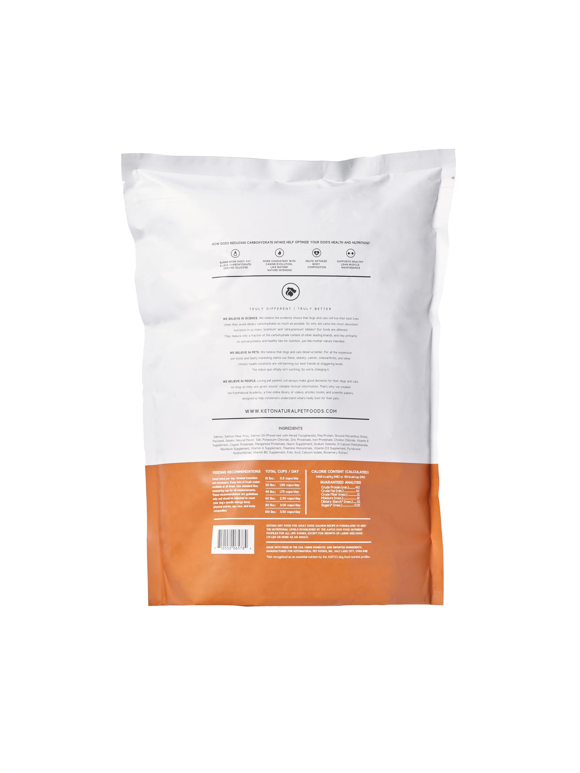 Ketona Salmon Recipe pour shows easy portioning and feeding convenience.