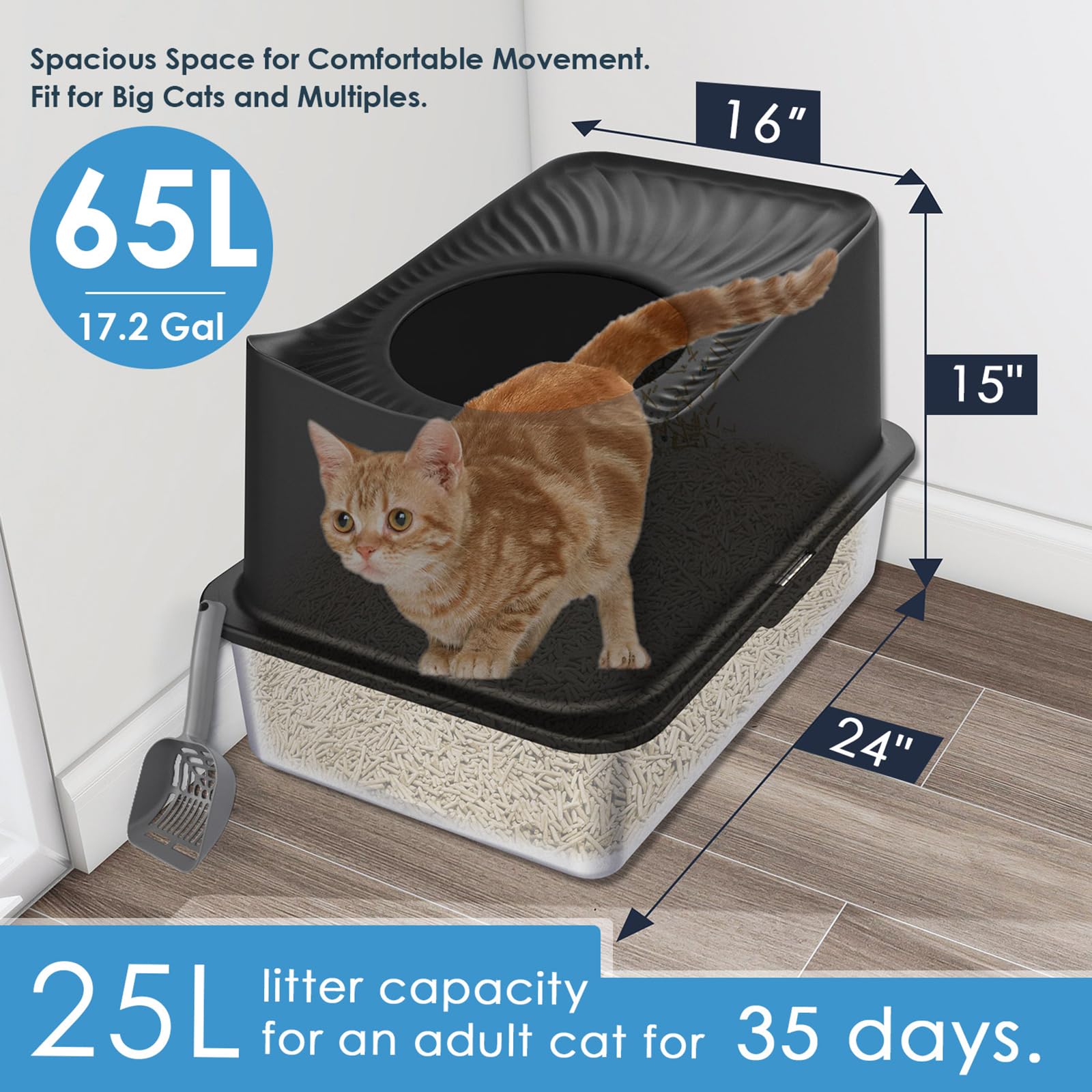 Kettnjoy enclosed litter box offers privacy and containment for felines