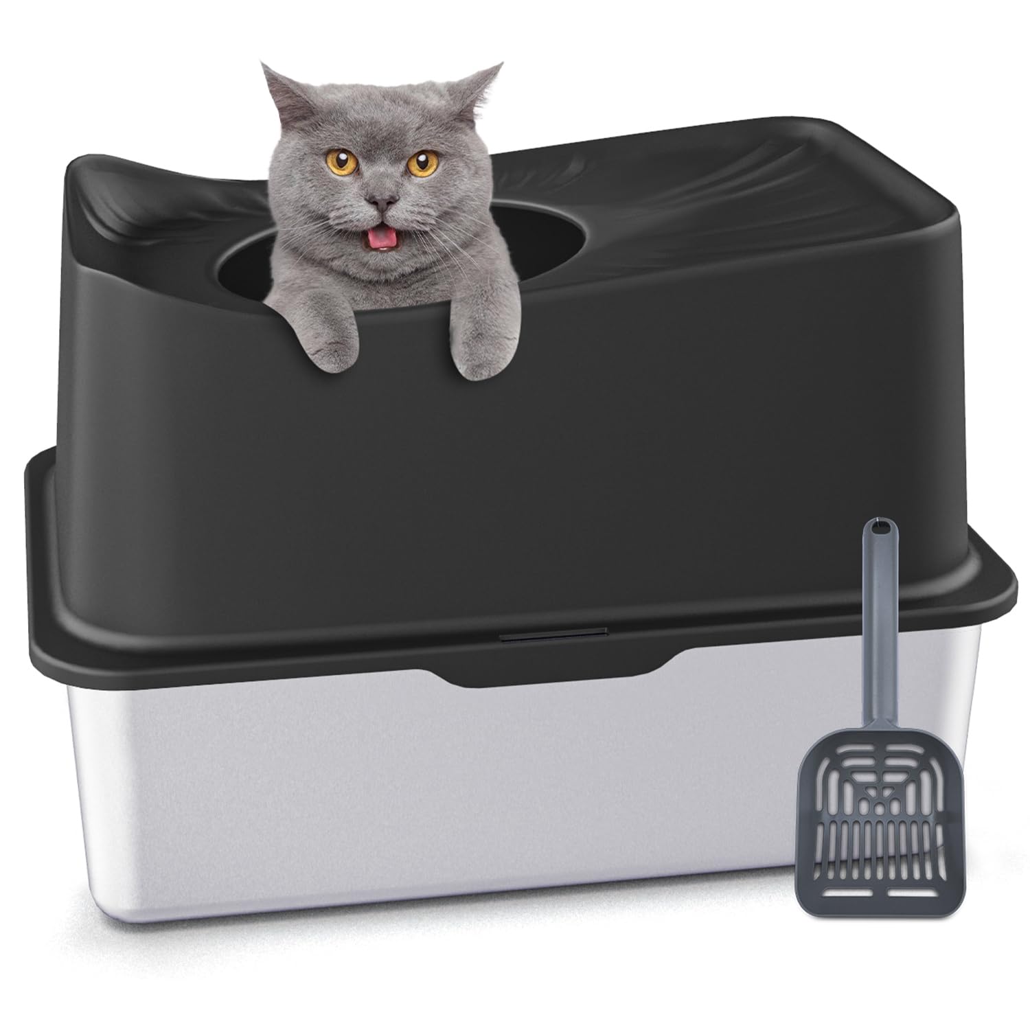 Kettnjoy litter scoop and hook included for convenient cleaning