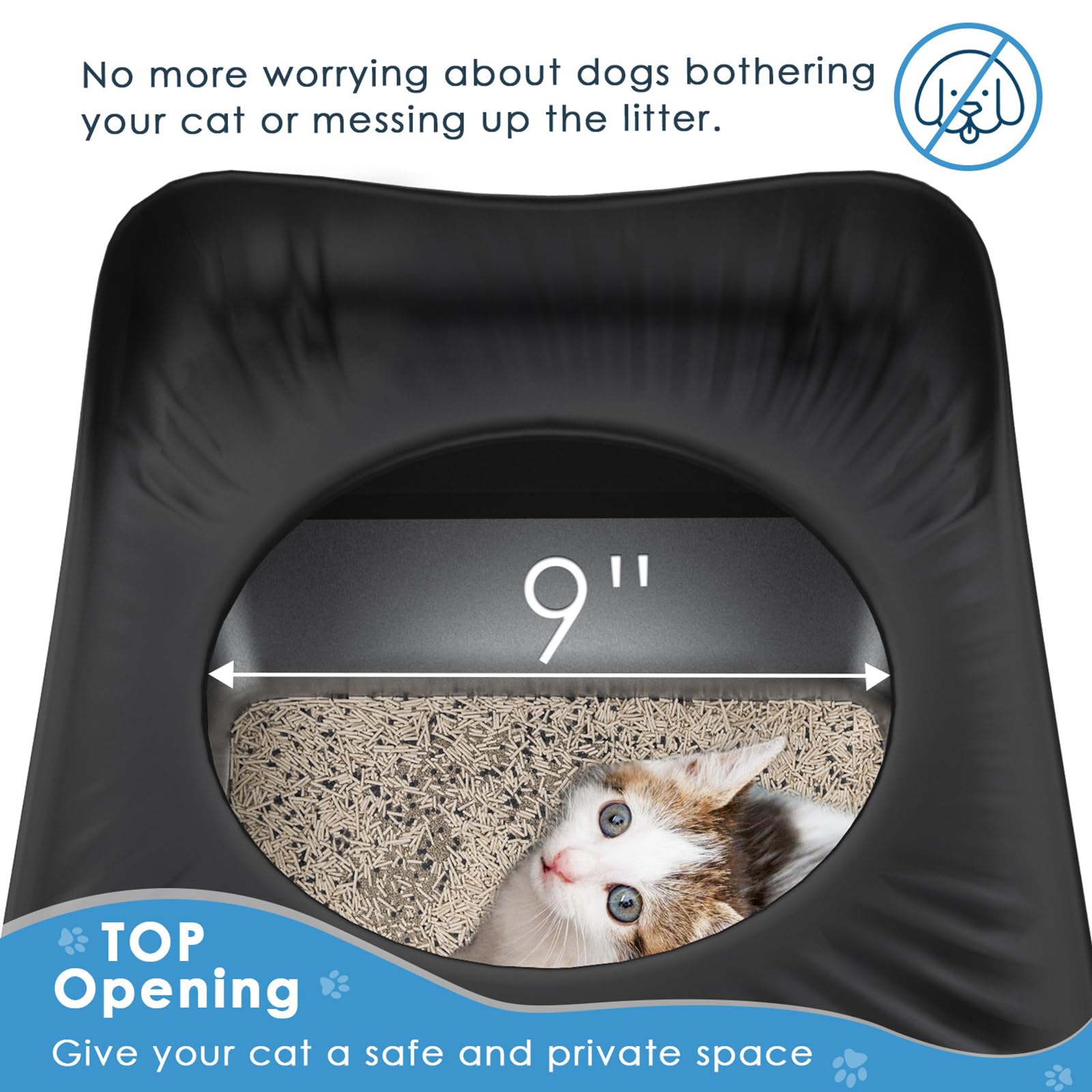 Kettnjoy odor-resistant surface helps keep the area fresh and clean