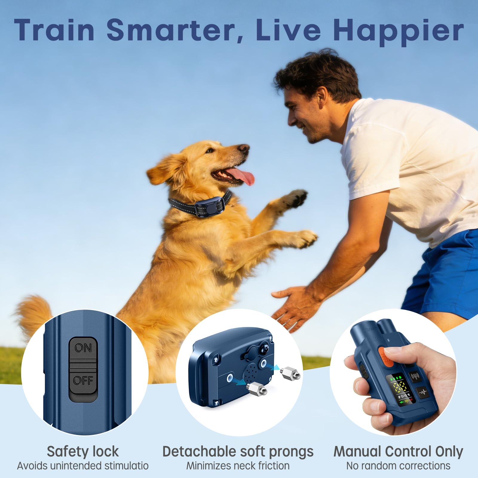 Ketwini adjustable dog collar fits from twenty to one hundred twenty pounds